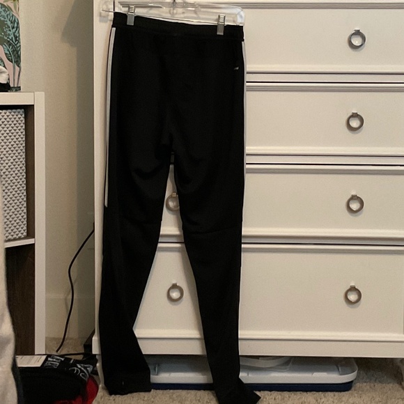 #0441 Black Adidas Sweatpants Size S - Picture 2 of 3